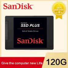 Sandisk SSD PLUS SATA 3 2,5 SSD 120 ГБ 240 ГБ 480 ГБ дюймовый Внутренний твердотельный накопитель HDD жесткий диск HD SSD ноутбук ПК