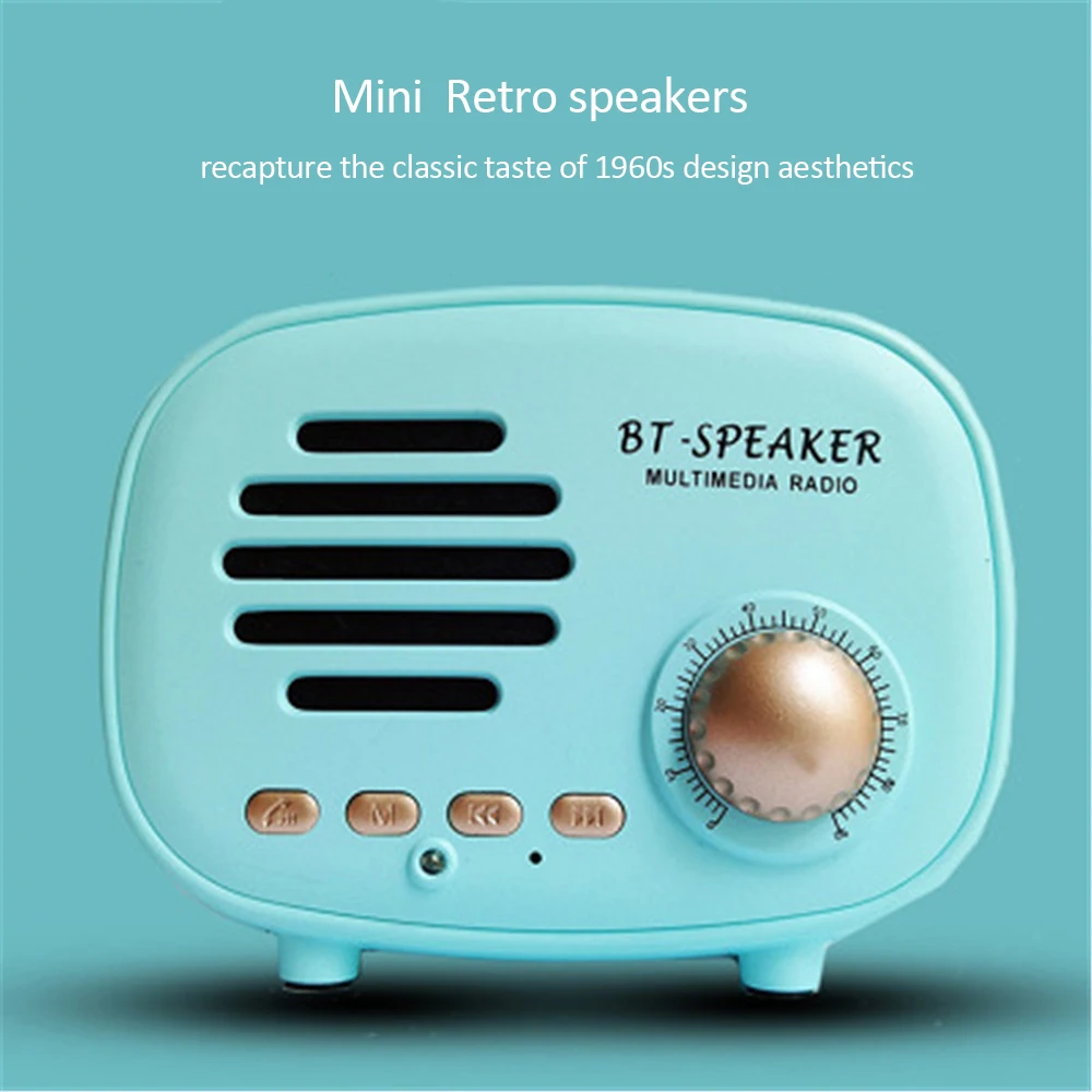 Купить Q108 bluetooth-динамик переносной винтажный мини-динамик fm-радио музыкальный стерео | Отзывы и видеообзор (4000074165367)