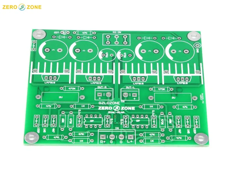 

DUAL-RIAA MM PCB phono amplifier Strong anti-interference ability