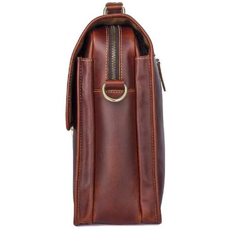 Портфель Anaph мужской из натуральной кожи роскошный саквояж мессенджер в деловом