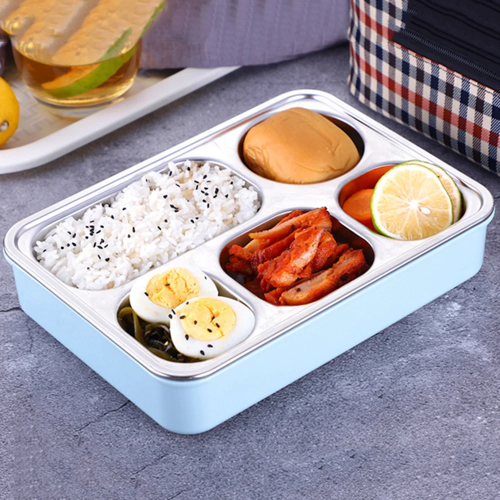 1200 мл Ланч-бокс из нержавеющей стали Bento box контейнер для еды с ложкой палочки для еды контейнер для хранения еды посуда столовая посуда