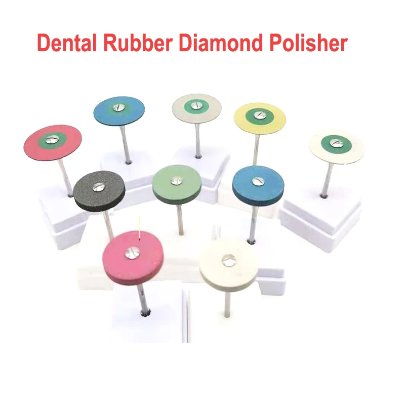 

1PC Dental Rubber Diamond Polishers All-ceramic Zirconia Ceramic Trimming High-Brightness Polishing