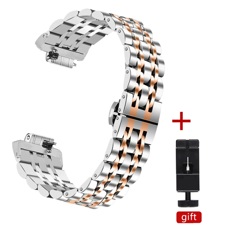 OULUCCI нержавеющая сталь для Fitbit Inspire HR Smartwatch ремешок на запястье для Fitbit Inspire браслет
