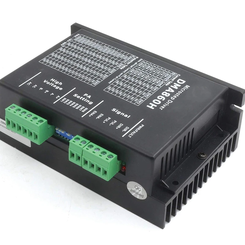 DMA860H Шаг Драйвер 2 фазы DSP микростеп драйвер для Nema 34 Nema 42 AC24-80V DC24-80V