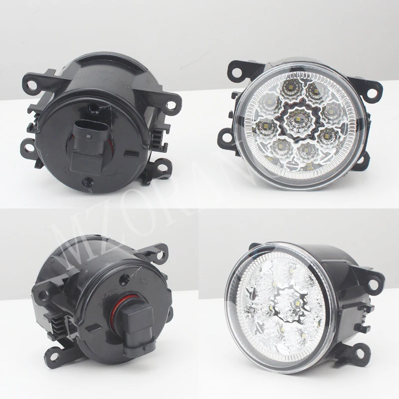 LED-fog-Lights-DRL-Fog-Lamps-fogLights-Car-styling-6000K-1-SET-For-Mitsubishi-TRITON-L200