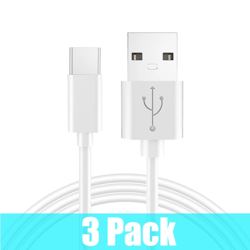 3 Pack USB C Cable Usb Type Fast Charging Cord for Phone Charger Samsung S9 Note 8 Xiaomi 6 Huawei P10 Adapter USB-C | Мобильные