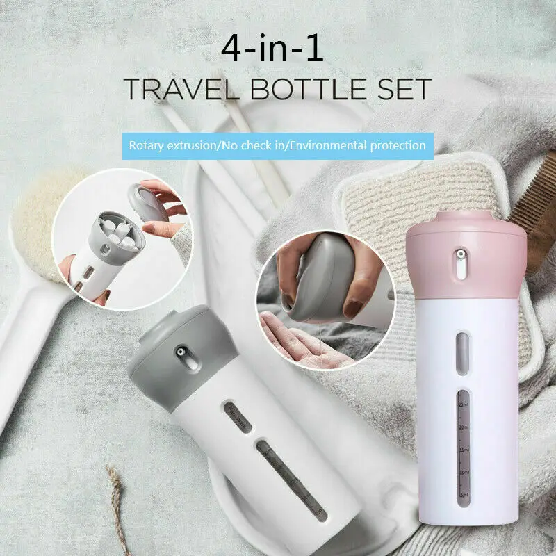 Модные новые 4-в-1 кард-ридер лосьон шампунь гель для путешествий для путешествия Эмульсия бутылка Портативный