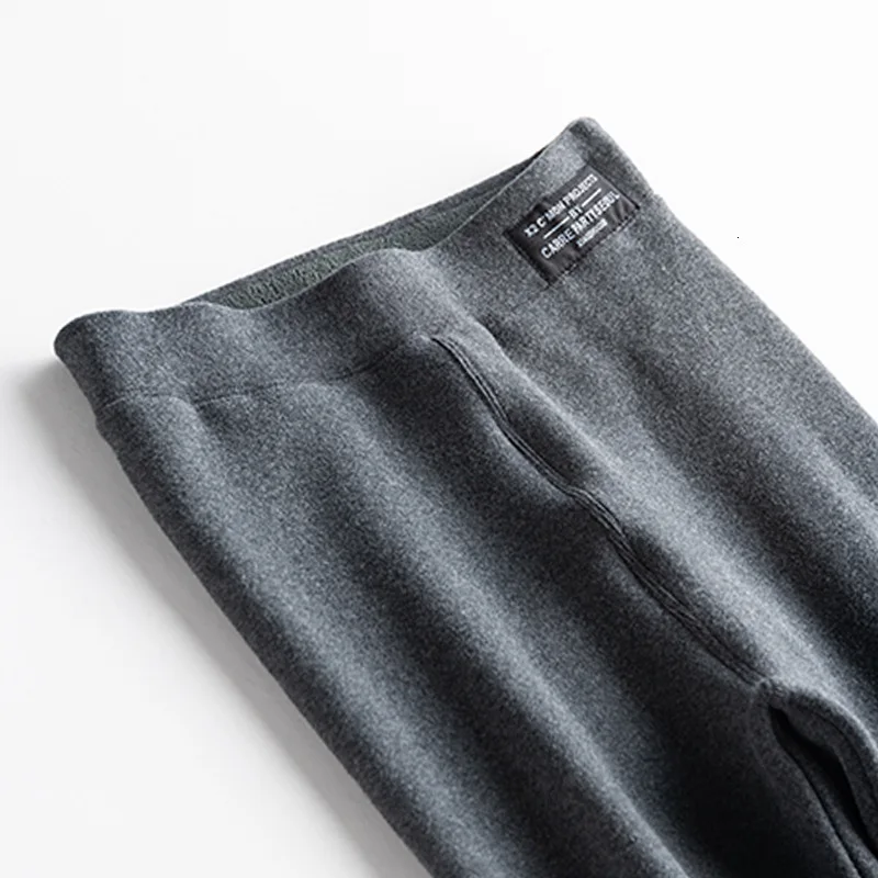 Dark grey H69 женские зимние хлопковые леггинсы, теплые бархатные флисовые леггинсы с высокой талией, сексуальные повседневные одноцветные леггинсы в полоску - Цвет: Dark grey