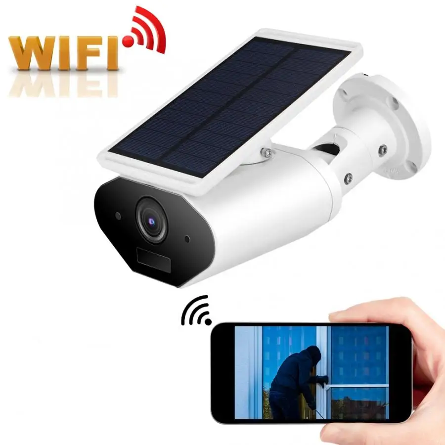 

1080P Solar Camera Outdoor Waterproof Wireless Wifi Security Camera Solar Powered Energy-saving Surveillance Camera