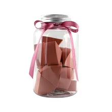 12 шт Женский Гладкий треугольник мягкие дорожные аксессуары влажный и сухой порошок слоеный Макияж инструмент эластичный лицевой с бутылкой маленький