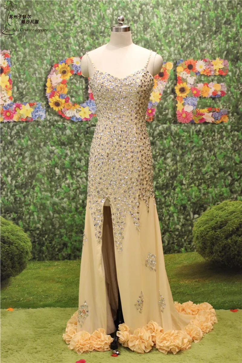 Vestidos De Festa Vestido Longo M0100 милое вечернее платье русалки с кристаллами Шикарные Длинные вечерние платья настоящий образец