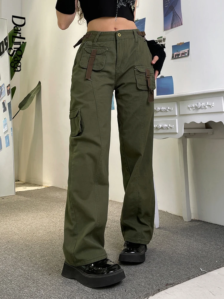 Darlingaga Streetwear Aesthetic Cargo 