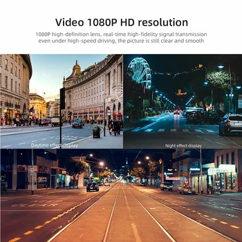 

USB Parking Car Driving Recorder Monitoring Night Vision Dash Camera Loop Video HD Wide Angle Safety Front Rear Universal