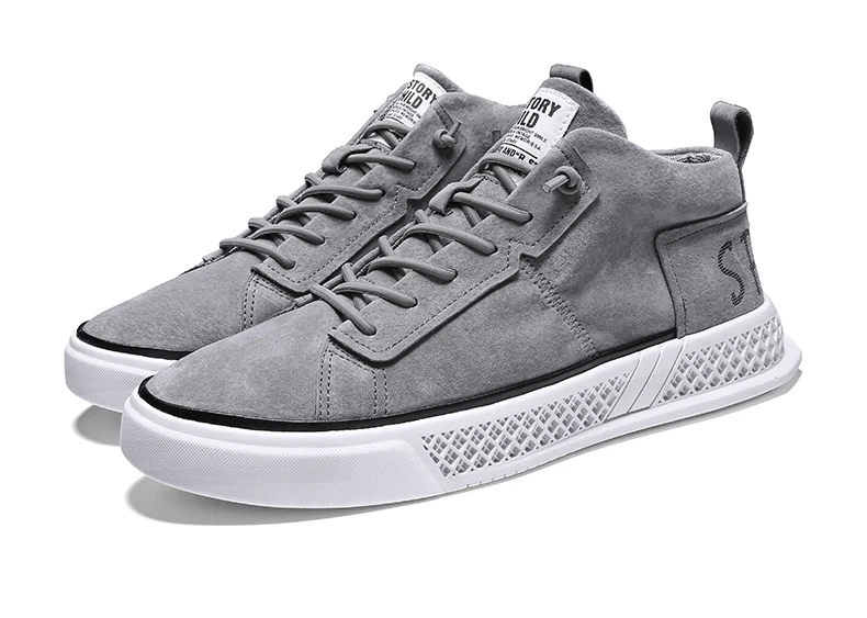 Модные абрикосовые кожаные кроссовки с эластичным ремешком; Sapatos Homem; повседневная мужская обувь с высоким берцем; Роскошные брендовые осенние дышащие кроссовки для мужчин
