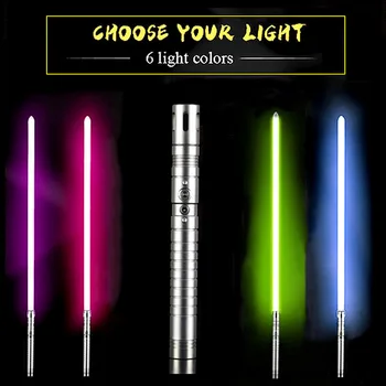 

Lightsaber Jedi Sith Luke Light Saber Force Cosplay Toy Luminous Outdoor Creative Wars Toys Stick Saber Metal Handle Sword