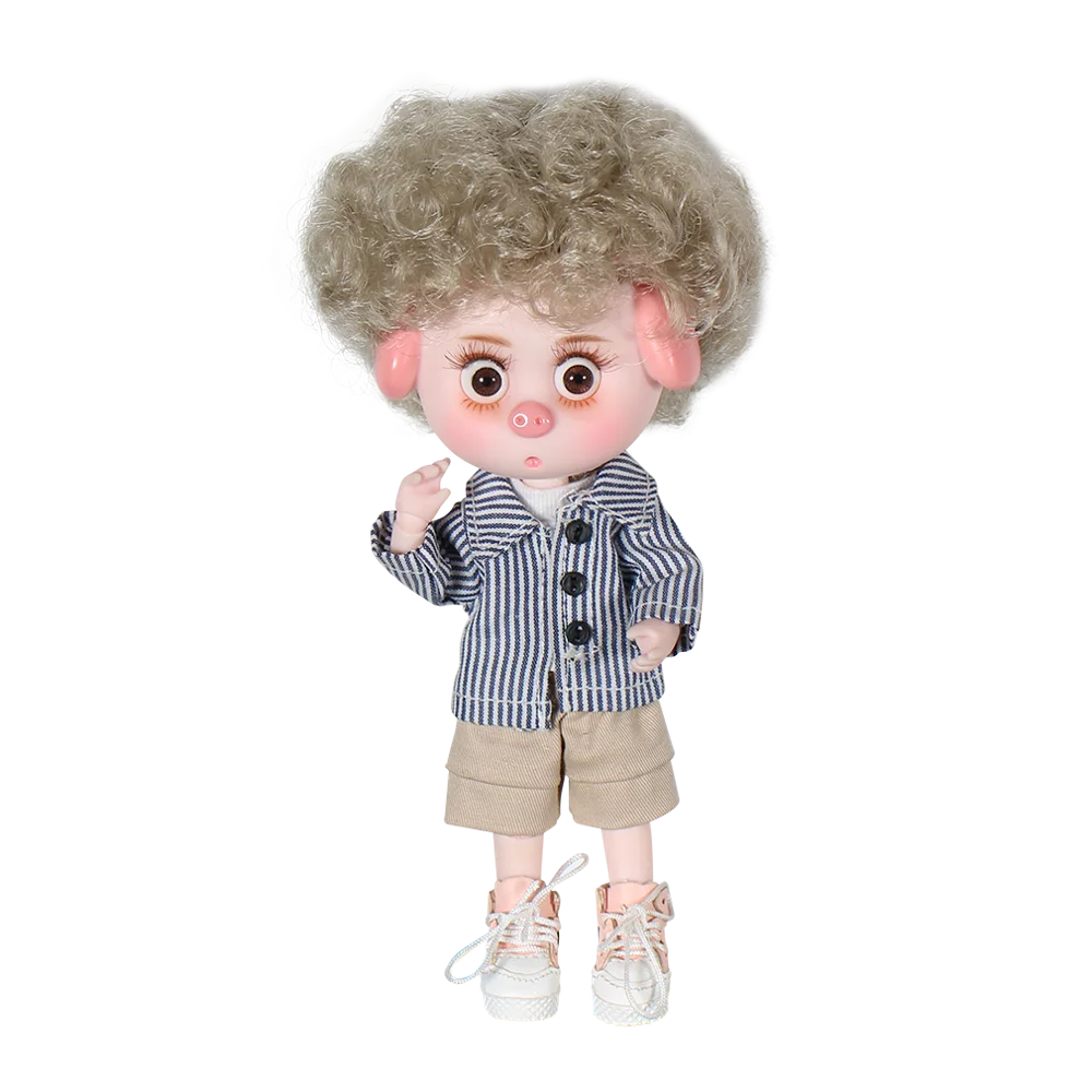 Dream Fairy 1/12 BJD кукла 26 шарнирное тело 14 см DODO свинья Серия детская Подарочная коробка набор игрушек подарок ob11 - Цвет: 8800