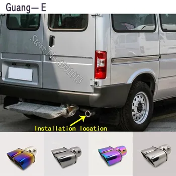 

For Ford Transit 2009-2016 car stickers cover muffler exterior back end pipe dedicate exhaust tip tail outlet ornament 1pcs