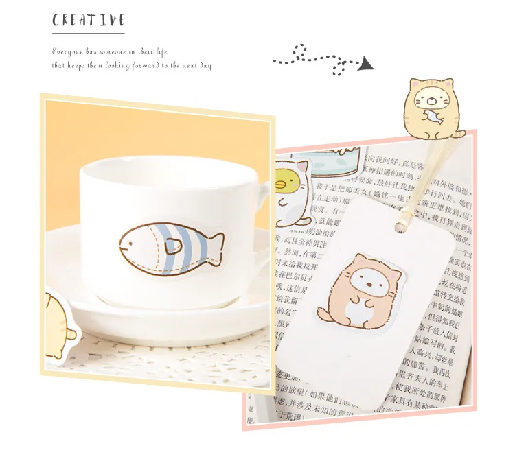 45 шт./кор. Kawaii Канцелярские Стикеры s милый Кот стикер s Мультфильм Декор Наклейка для детей DIY Скрапбукинг дневник принадлежности для альбома