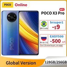 Original Global Version POCO X3 Pro 128GB / 256GB Snapdragon 860 NFC Game Phone 2400x1080 120Hz 5160mAh Battery 33W Fast Charge