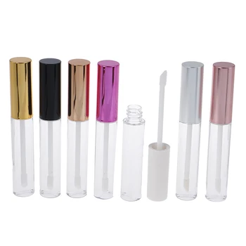 

5Pcs 10ml Fashion Design New Useful Empty Lip Gloss Tube Container Makeup Container Packaging