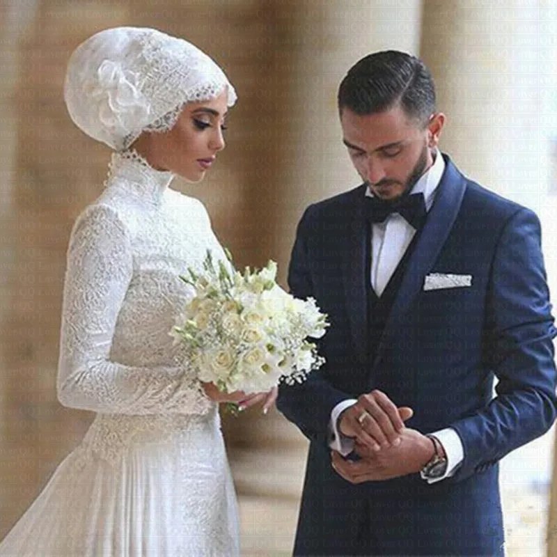 2019-Modest-Arabic-Dubai-Lace-Wedding-Dresses-High-Neck-Long-Sleeves-Muslim-Wedding-Dress-Vestido-De (4)