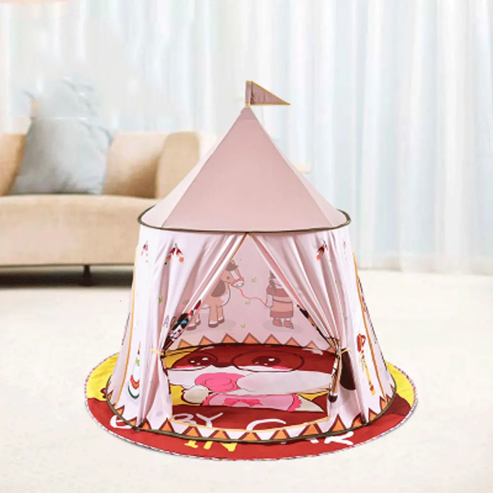Детская складная палатка Tipi для детей Детский игровой домик вигвам Замок
