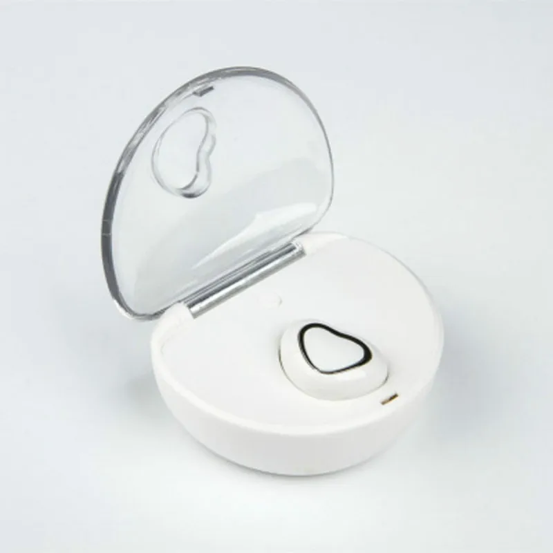 Mini Invisible Headset X7 TWS Earphone Ultra Small Wireless Charging with Charging Bin Single Blue tooth Headset for iphone
