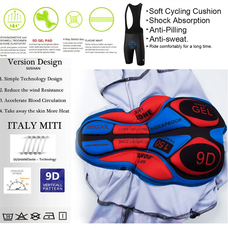 Summer Bike Jumpsuit Cycling Jersey Sets Women Clothing Triathlon Skinsuit Breathable Bicyle Team Racing Uniform Outfit Gel Pad