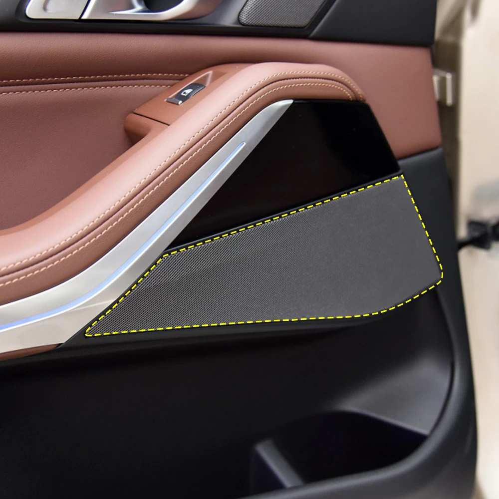 Для BMW X5 G05 автомобильный Стайлинг Дверь ворота громкий динамик звук хромированный динамик накладка рамка наклейка интерьерные аксессуары