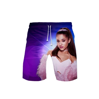 

Ariana Grande 3D Printed Beach Shorts Men Fashion Streetwear Shorts 2019 New Arrival Hot Sale Casual Streetwear Summer Wear