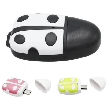 

Ladybug Beatle Type TF/Micro to Micro USB OTG Reader Adapter Converter