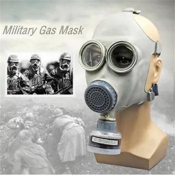 

Full Face Self-rescue Respirator Military Gas Mask Safety Anti-Dust Smoke Protective Face Cover Personal Emergency Hood Masks