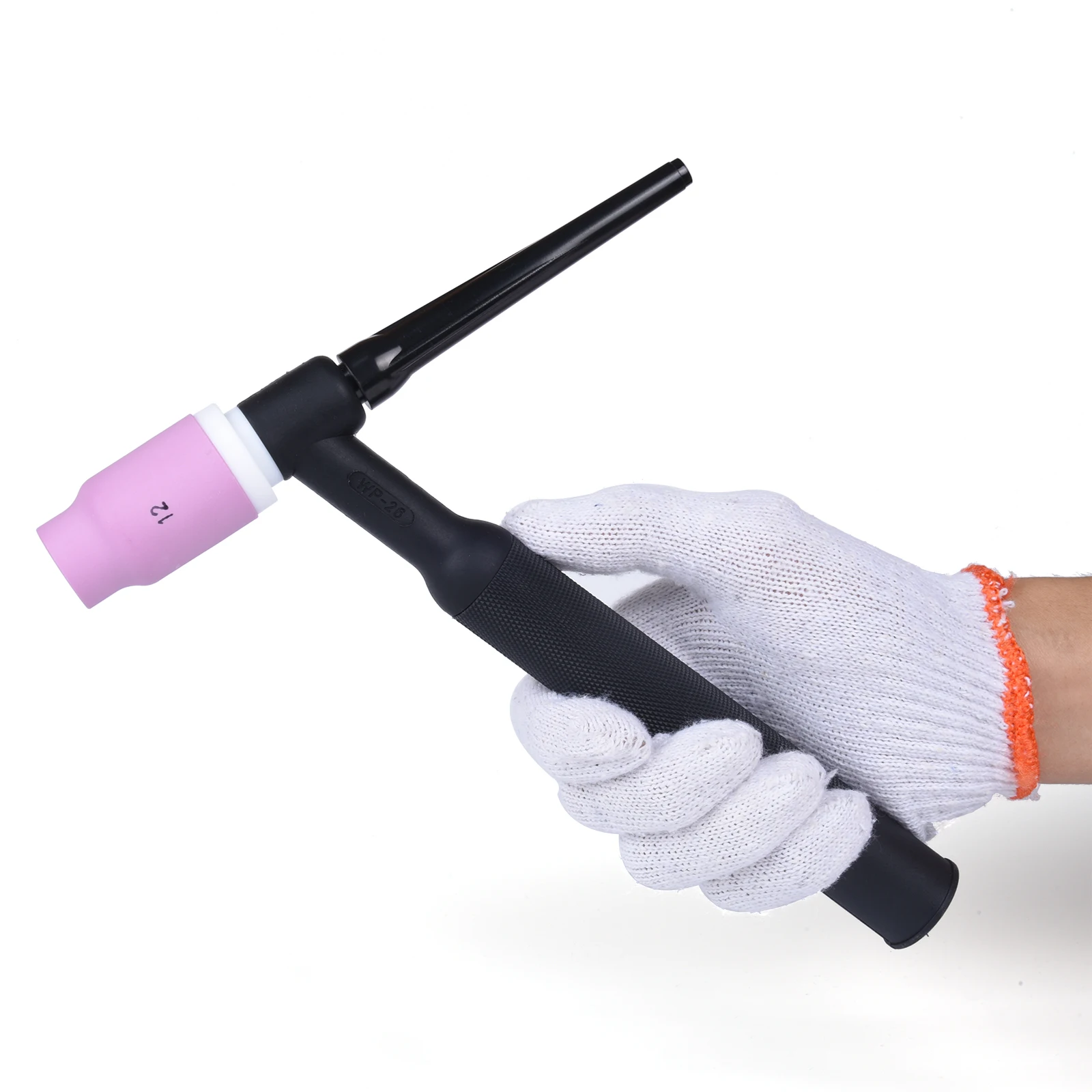 TIG Welding Torch Large Long Gas Lens & Alumina Cup For WP17 WP18 WP26 TIG Collet Bodies Spares Kit Accessories 9Pcs gas torch,welding torch