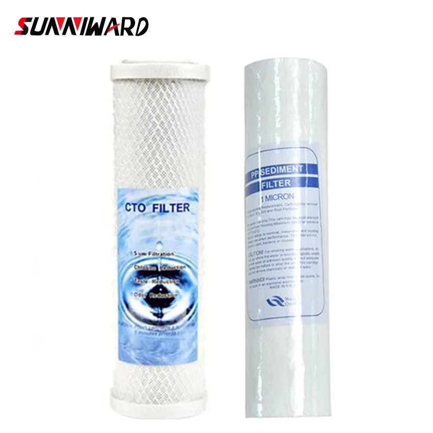 

Pp Cotton Filter + 10 Inches Cto Carbon Water Filter Cartridge For Water Purifier System Water Filter Cartridge