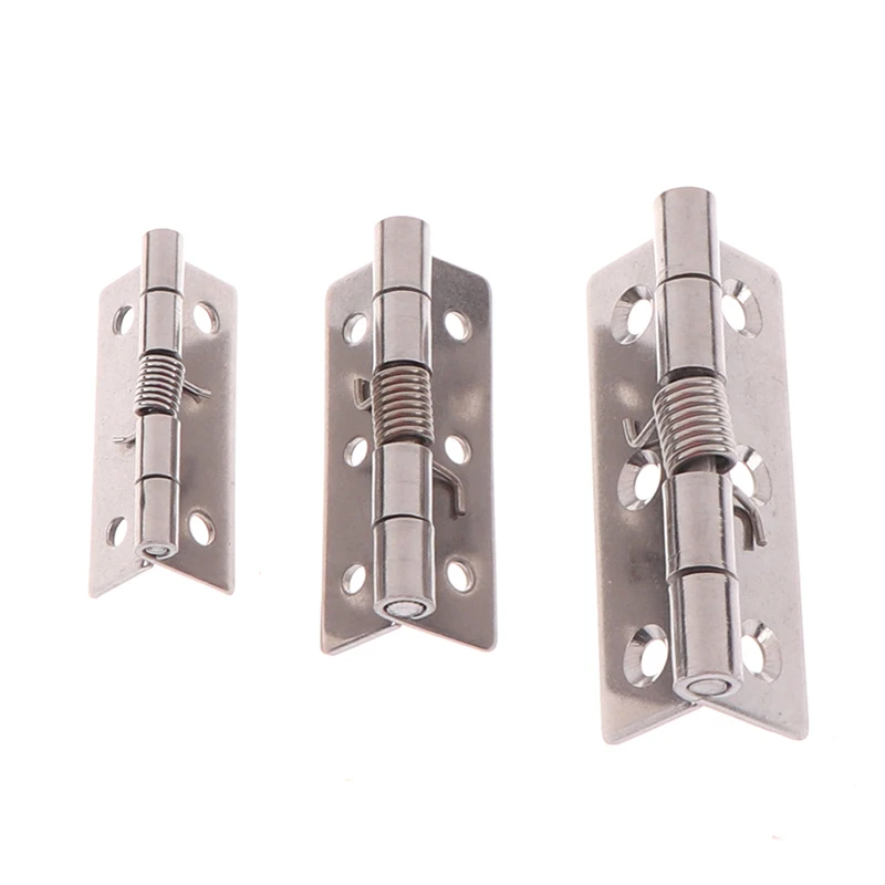 2/2.5/3 Inch Long Stainless Steel Self-Closing Corner Spring Draw Door Hinge Hardware And Furniture Mini Micro Hinge