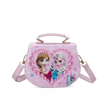 

Disney Fashion PU Princess Handbag Cute Mini Bag Children Cartoon Messenger Bags For Girls Kids Tote Girls Shoulder Bag