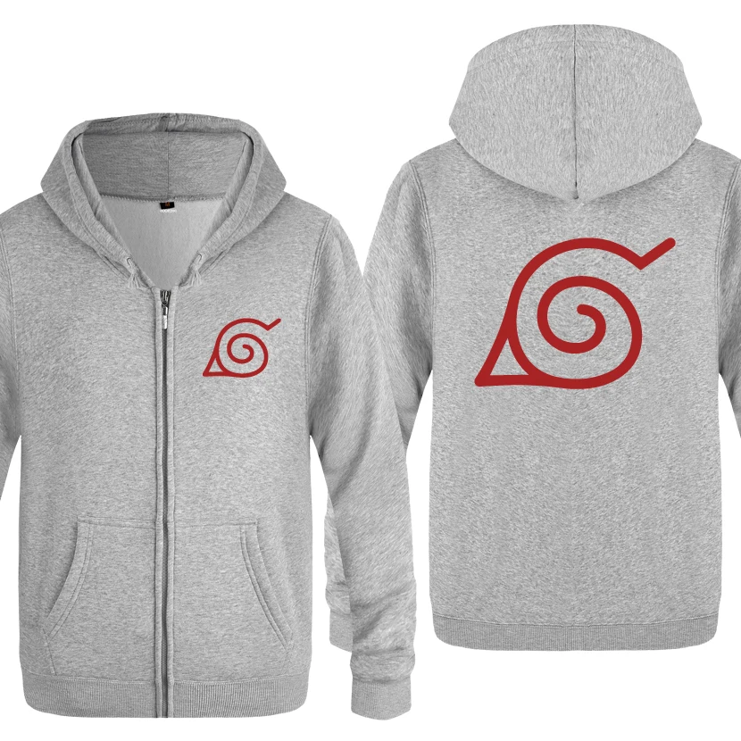 HUIY HOT Uzumaki Наруто Аниме мультфильм толстовки мужские мужские флисовые кардиганы на молнии толстовки с капюшоном - Цвет: HUIY HOT