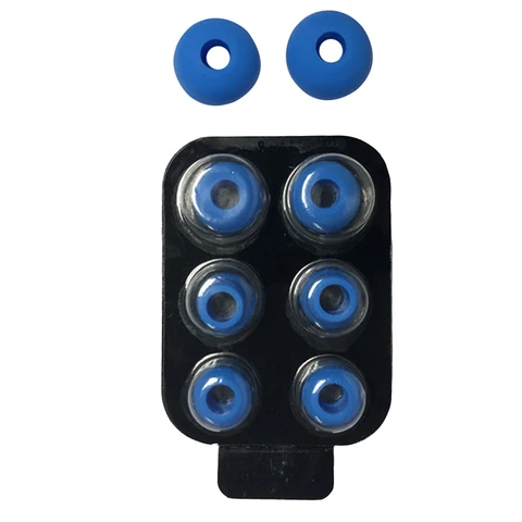 Pairs/set Earbuds Tip Soft Silicone With Box Noise Isolated Round Anti Slip In Ear Removable Portable Spared For Power3