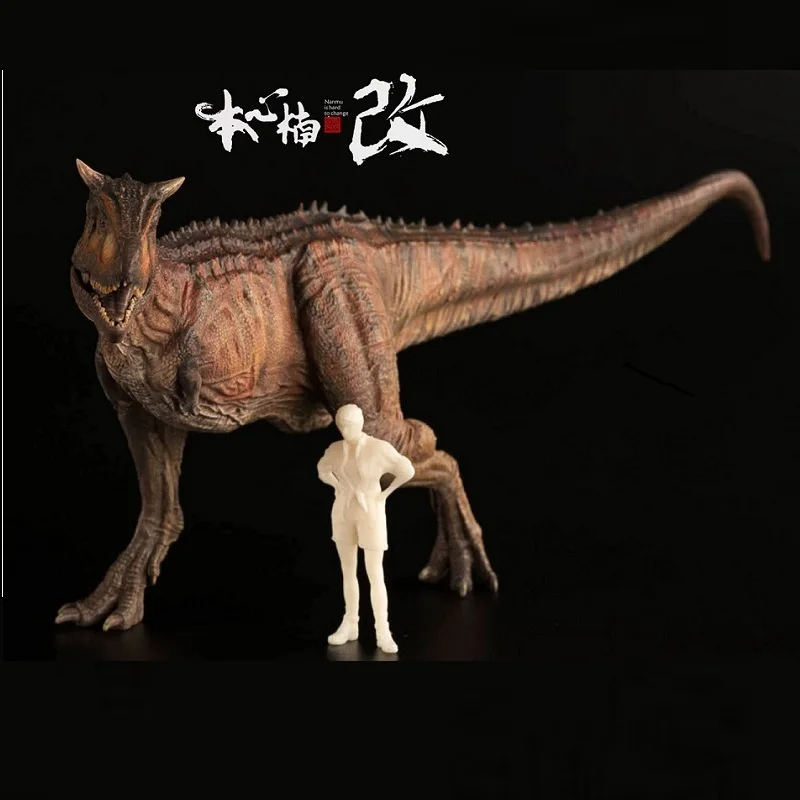 Фигурка динозавра красный 1:35 Nanmu Studio Ranger Carnotaurus фигурки животных с человеческими