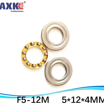 

Free Shipping Axial Ball Thrust Bearings F5-12M (BA5 AKL5) 5*12*4 mm Plane thrust ball bearing F5-12 M 5X12X4