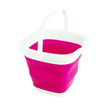 

3L/5L/10L Portable Folding Bucket Outdoor Thick TPR Buckets for Fishing Camping Car Wash JAN88