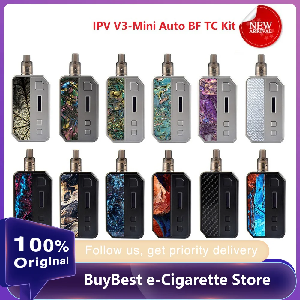Оригинальный набор IPV V3 Mini TC с чипсетом YiHi SX635J аккумулятором 1400 мАч емкостью Elf ADA и