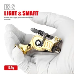 Dragonhawk Tattoo Machine Supplies Adjustable Stroke Rotary RCA  Core Less Motor Stable Permanent Makeup Machine Gun Accessories