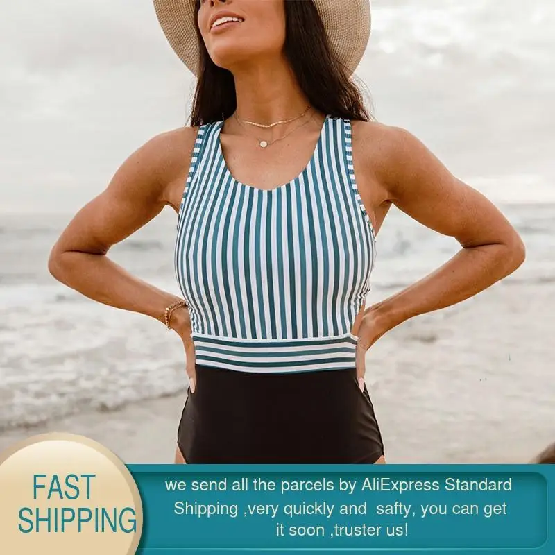 Женский купальник 2020 купальный костюм женское бикини с высокой талией Цельный