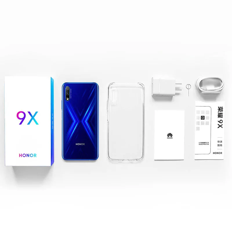 Honor 9X смартфон Kirin 810 Восьмиядерный 48 МП двойная камера 6 59 '' полноэкранный