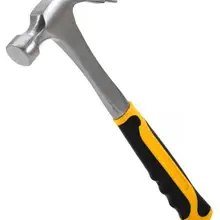 Молоток-гвоздодер Многофункциональный цельный стальной кованый молоток с нескользящей ручкой гвоздильный инструмент для деревообработки