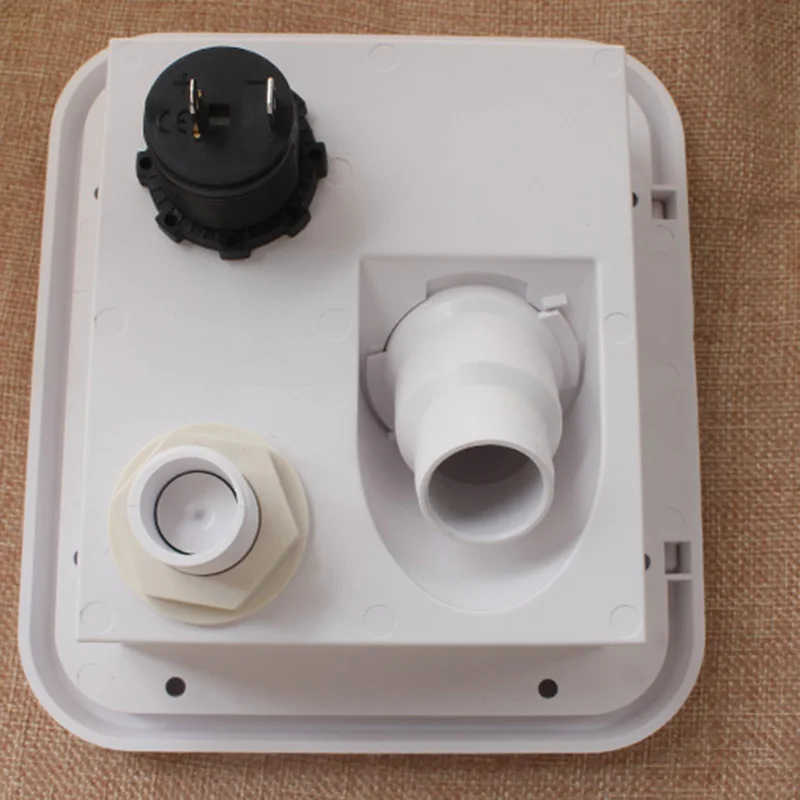 Universal Controllable White Gravity Water Hatch/Water Intake Fill Dish Lock Keys For Rv Trailer Camper Caravan Tanks