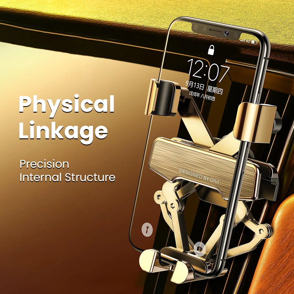 Cena DIVI Gravity telefon samochodowy uchwyt na samsunga huawei xiaomi samochód odpowietrznik zacisk mocujący dla iPhone 11 X Xs Max xiaomi uchwyt na telefon do samochodu