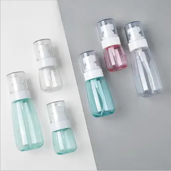 

1Pcs 30ml/60ml Transparent Empty Spray Bottles Plastic Mini Refillable Empty Cosmetic Containers PETG Alcohol Bottle T0303