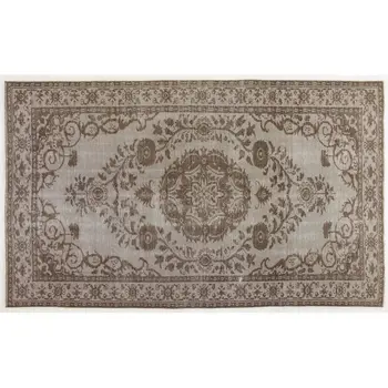 

Handmade Beige Vintage English English Area Rug 159x268 Cm-5'3''X8'10''